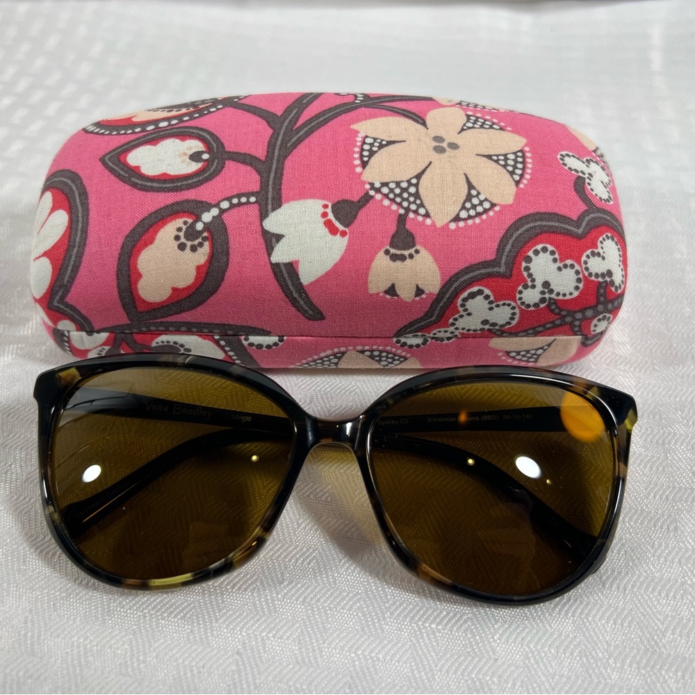 5013: Vera Bradley Sydney CS Bohemian Blooms Tortoise Sunglasses